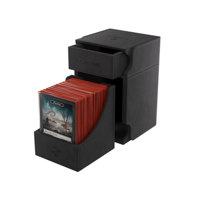 Portamazo Watchtower 100+ XL Black | Accesorios Gamegenic para TCG en PiedraBruja Chile