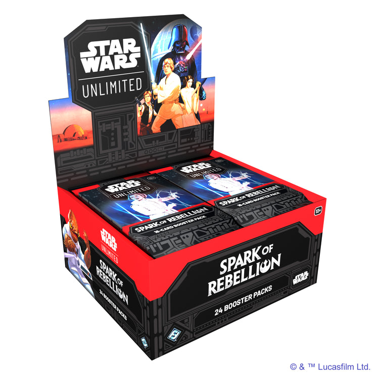 Star Wars Unlimited Spark of Rebellion Booster Display (ingles)