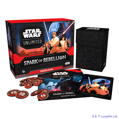 Star Wars Unlimited Spark of Rebellion Prerelease Box | Juegos de cartas coleccionables y TCG en PiedraBruja Chile