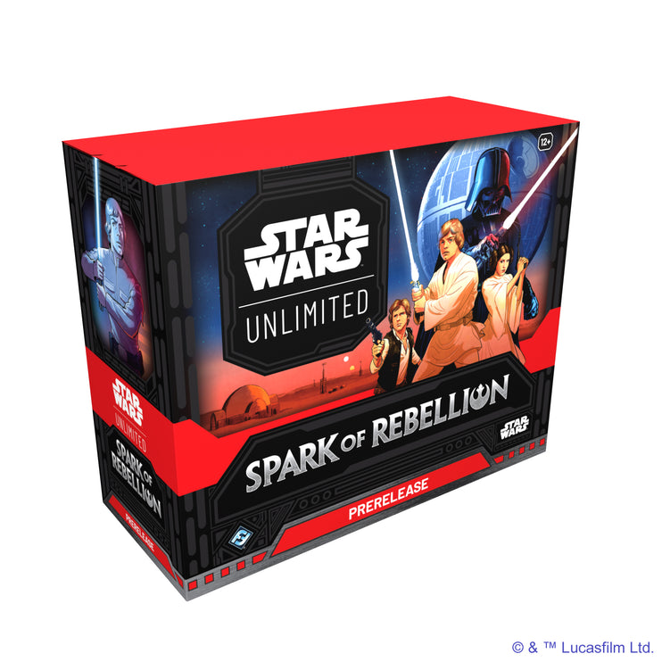 Star Wars Unlimited Spark of Rebellion Prerelease Box (español)