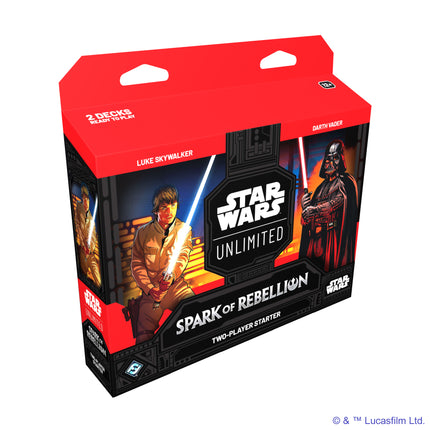 Star Wars Unlimited Spark of Rebellion Two-Player Starter (español)