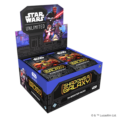Star Wars Unlimited  Shadows of the Galaxy Booster Display | Juegos de cartas coleccionables y TCG en PiedraBruja Chile