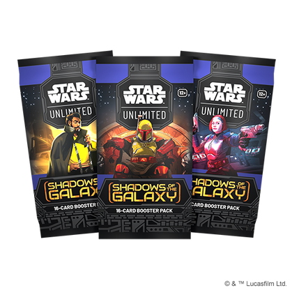 Star Wars Unlimited  Shadows of the Galaxy Booster | Juegos de cartas coleccionables y TCG en PiedraBruja Chile