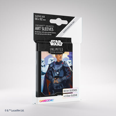 Star Wars Unlimited: Art Sleeves - Moff Gideon | Accesorios Gamegenic para TCG en PiedraBruja Chile