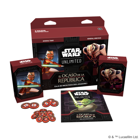 Star Wars Unlimited (español) Twilight of the Republic Two-Player Starter