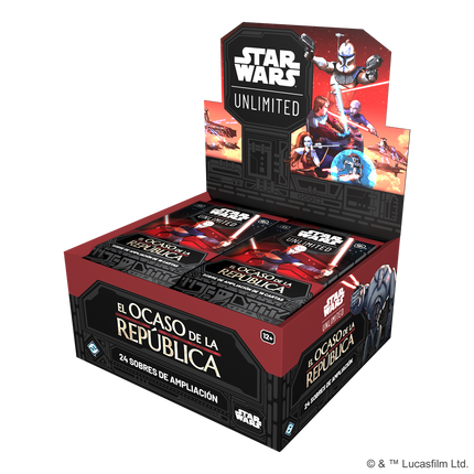 Star Wars Unlimited (español) Twilight of the Republic Booster Box