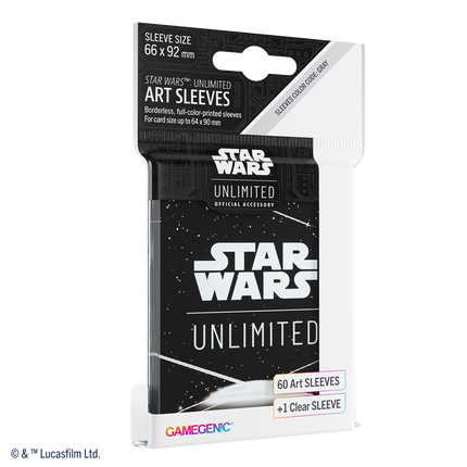 Star Wars Unlimited: Art Sleeves - Card Back White