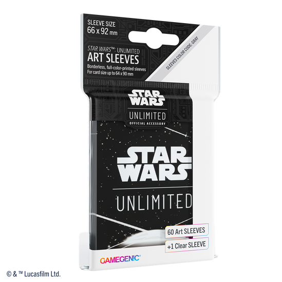 Star Wars Unlimited: Art Sleeves - Card Back White