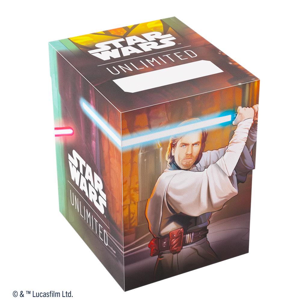 Star Wars Unlimited: Soft Crate - Obi-Wan Kenobi/Darth Maul | Accesorios Gamegenic para TCG en PiedraBruja Chile