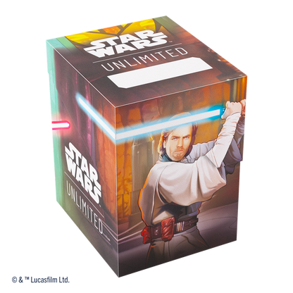 Star Wars Unlimited: Soft Crate - Obi-Wan Kenobi/Darth Maul | Accesorios Gamegenic para TCG en PiedraBruja Chile