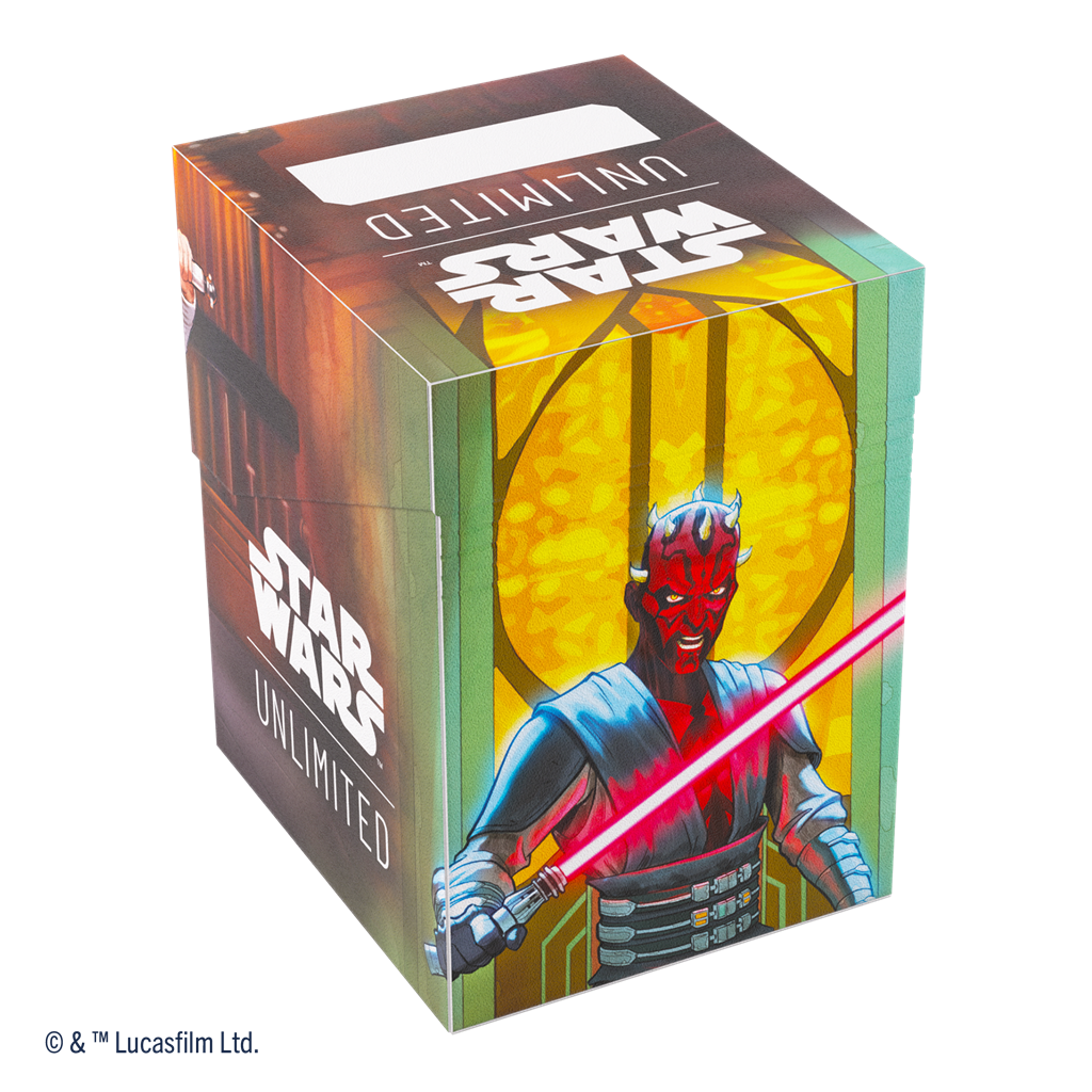 Star Wars Unlimited: Soft Crate - Obi-Wan Kenobi/Darth Maul | Accesorios Gamegenic para TCG en PiedraBruja Chile