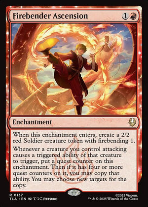 Firebender Ascension Regular Foil (ingles) 137 | Singles MTG en PiedraBruja
