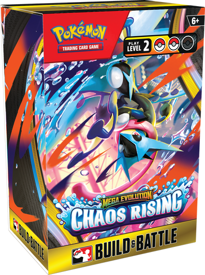Mega Evolution Chaos Rising Build & Battle ESP | Pokémon TCG, sobres, cartas pokemon y coleccionables en PiedraBruja Chile