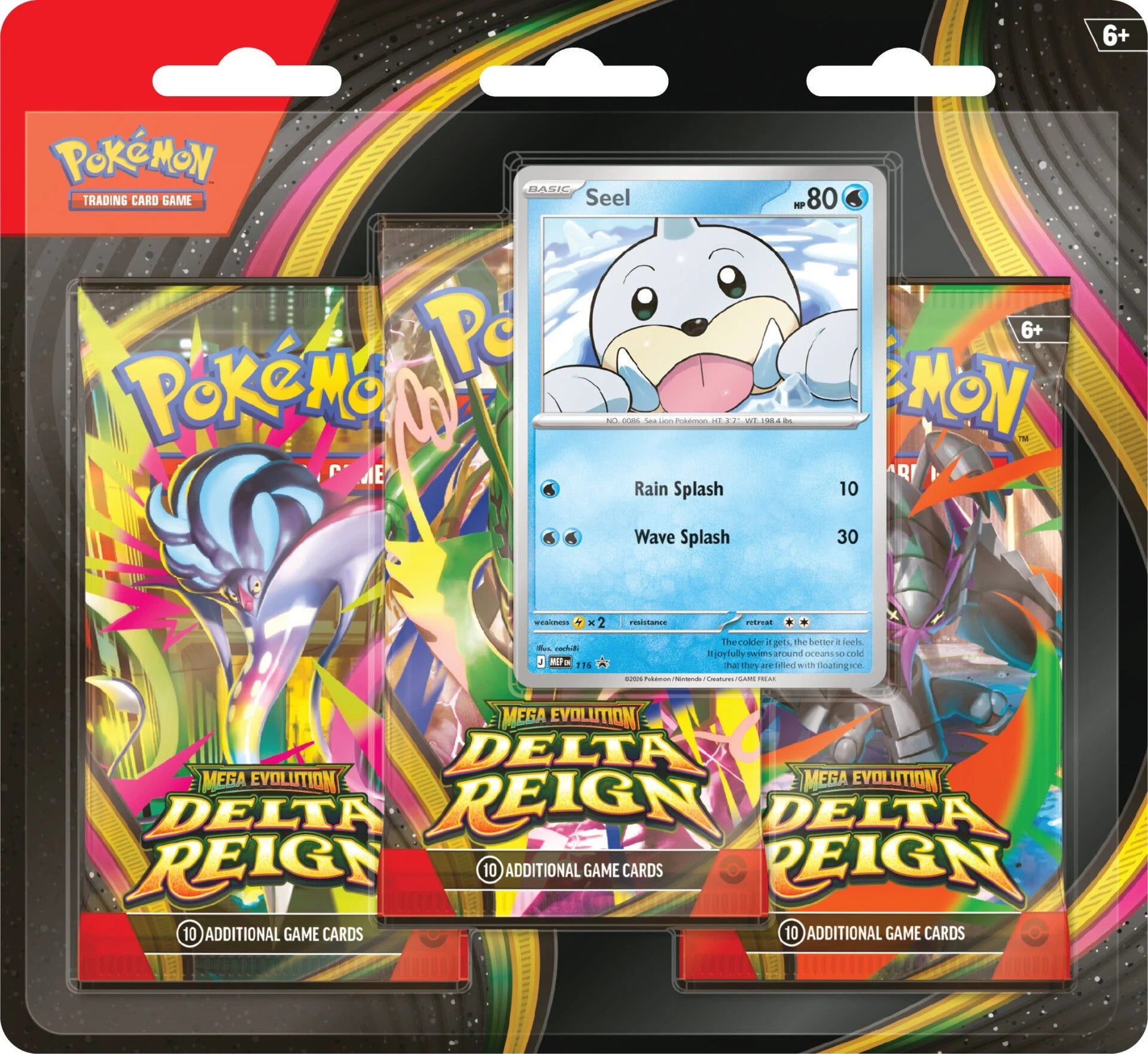Mega Evolution Delta Reign 3-Pack Blister ING