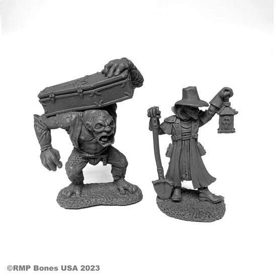 Townsfolk: Gravedigger and Henchman