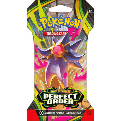 Mega Evolution Perfect Order Sleeved Booster ESP | Pokémon TCG, sobres, cartas pokemon y coleccionables en PiedraBruja Chile
