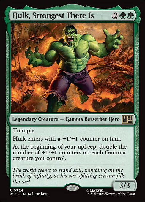 Hulk, Strongest There Is Regular Foil (ingles) 724 | Singles MTG en PiedraBruja