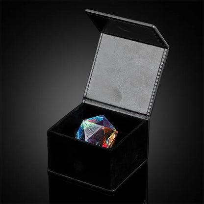 Especial Jumbo - D20 Constelacion Cristal Iris | Dados para juegos de rol y mesa en PiedraBruja Chile