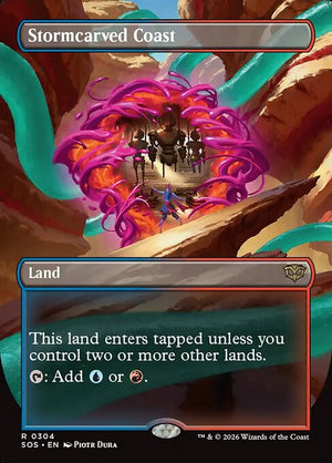 Stormcarved Coast Borderless  (ingles) 304| Singles MTG en PiedraBruja