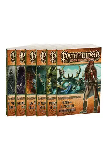 Promo-pack Campaña Pathfinder: La Calavera de la Serpiente 1-6 + Guía del Jugador Avanzada (bolsillo) de REGALO