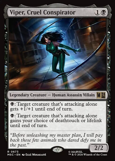 Viper, Cruel Conspirator Regular Foil (ingles) 673 | Singles MTG en PiedraBruja