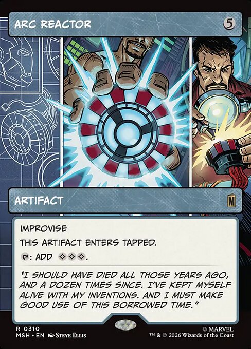 Arc Reactor Regular Foil (ingles) 310 | Singles MTG en PiedraBruja