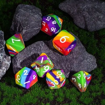 Especial - Silicona Iris | Dados para juegos de rol y mesa en PiedraBruja Chile