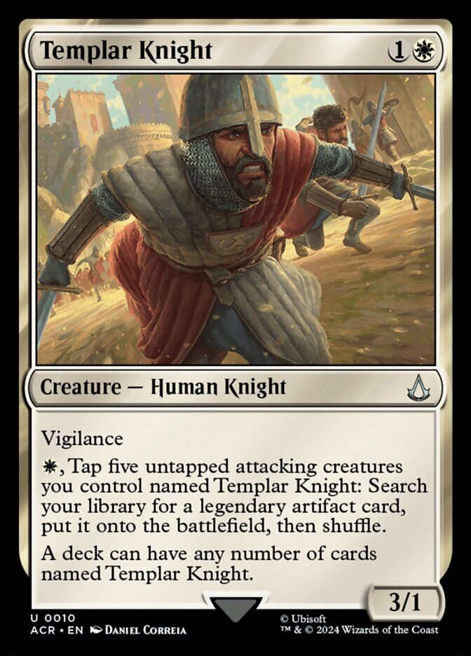 Templar Knight Regular Foil  10 (Ingles)