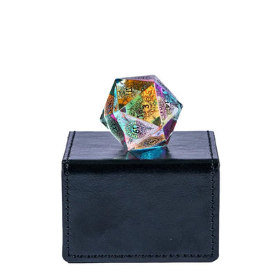 Especial Jumbo - D20 Constelacion Cristal Iris | Dados para juegos de rol y mesa en PiedraBruja Chile