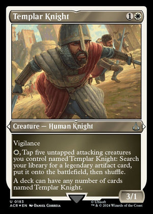 Templar Knight Regular Foil 183 (Ingles)