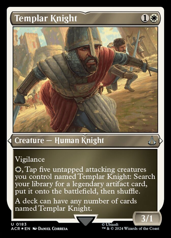 Templar Knight Regular Foil  183 (Ingles)