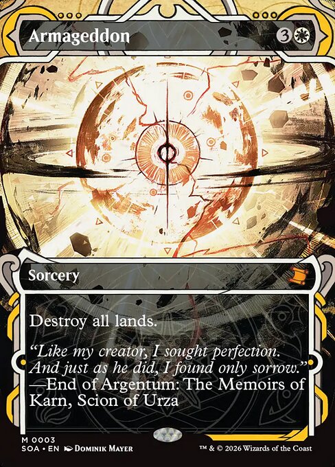 Armageddon Showcase Foil (ingles) 3 | Singles MTG en PiedraBruja