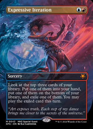 Expressive Iteration Borderless Foil (Ingles) | Singles y cartas sueltas de Magic: The Gathering en PiedraBruja Chile
