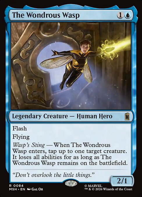 The Wondrous Wasp Regular Foil (ingles) 84 | Singles MTG en PiedraBruja