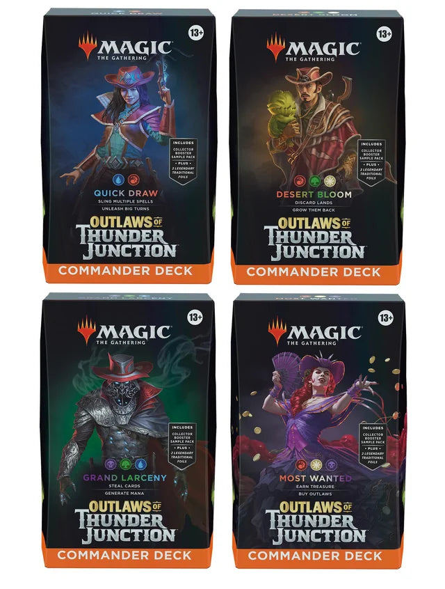Outlaws of Thunder Junction - Commander | Magic: The Gathering y accesorios TCG en PiedraBruja Chile