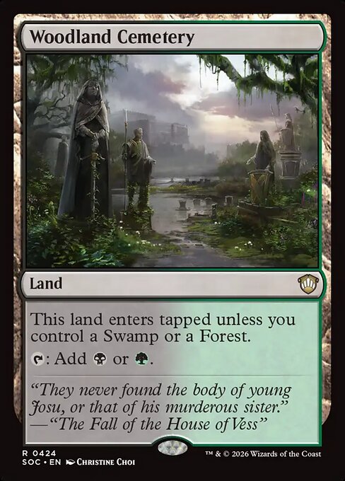 Woodland Cemetery Regular (ingles) 424 | Singles MTG en PiedraBruja