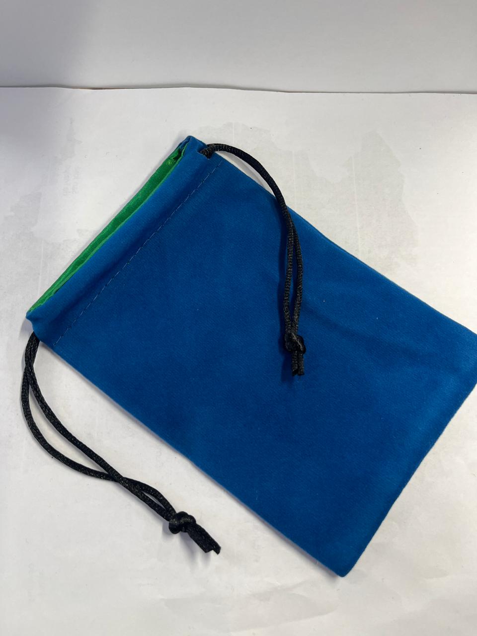 Bolsa Pouch Terciopelo - Azul