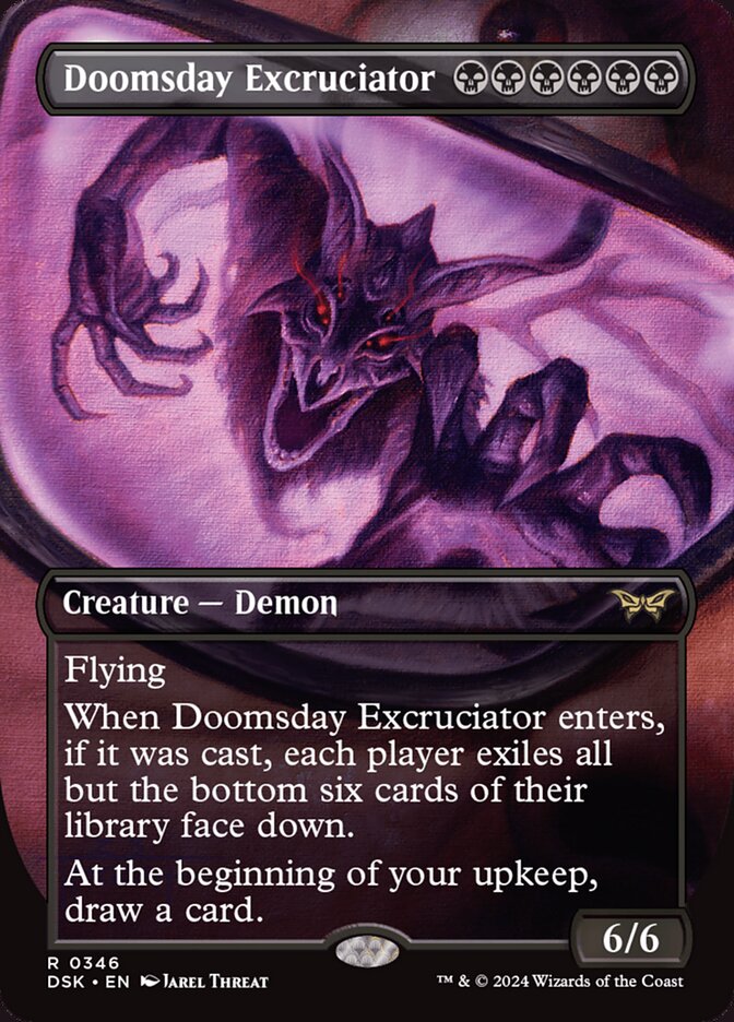 Doomsday Excruciator Borderless Foil  346 (Ingles)