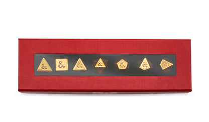 Dados Metalicos - D&D 50th Anniversary