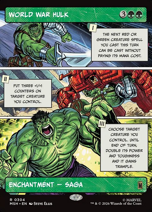 World War Hulk Showcase Foil (ingles) 304 | Singles MTG en PiedraBruja