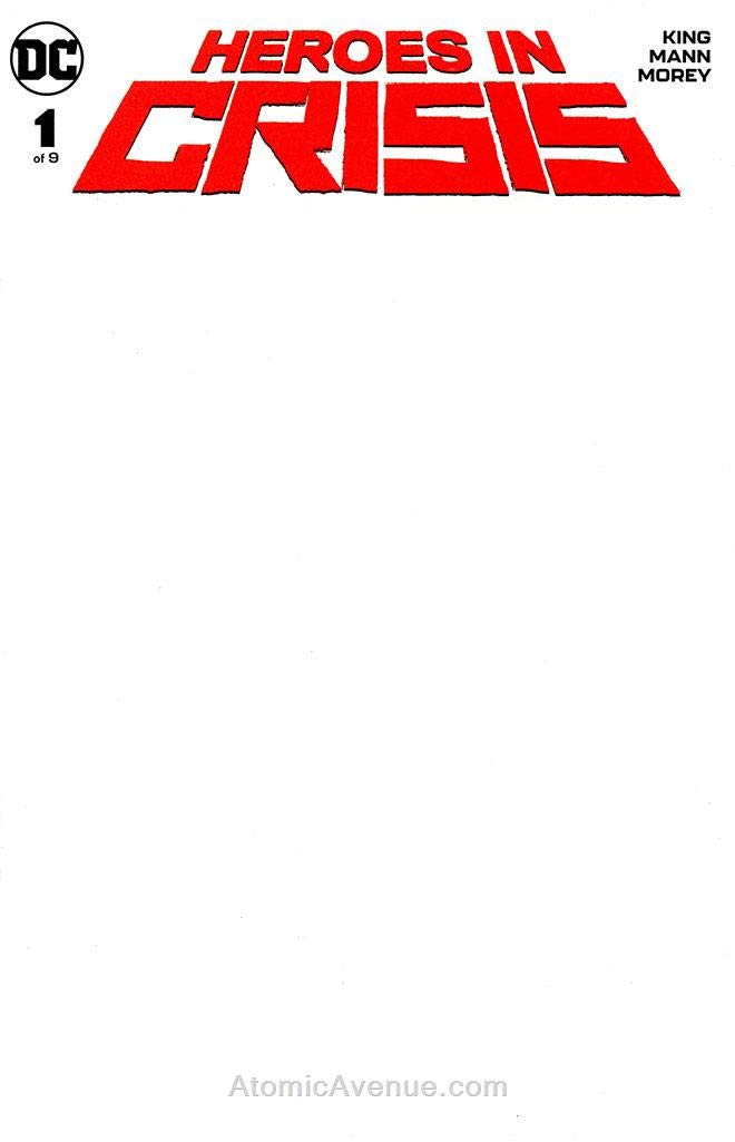 Heroes in Crisis Blank Edition