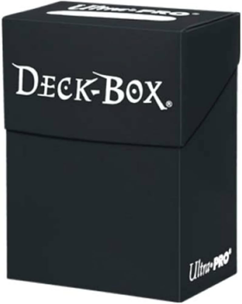 Deckbox: PRO 80+ Solid - Black | Accesorios Ultra PRO en Piedra Bruja ...