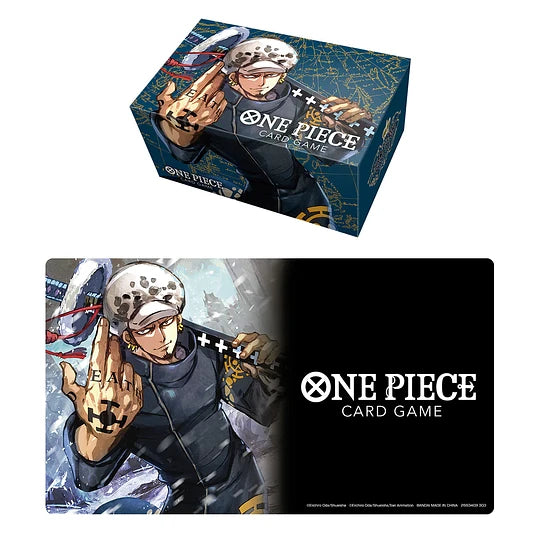 One Piece TCG: Playmat and  Storage Box Set - Trafalgar Law