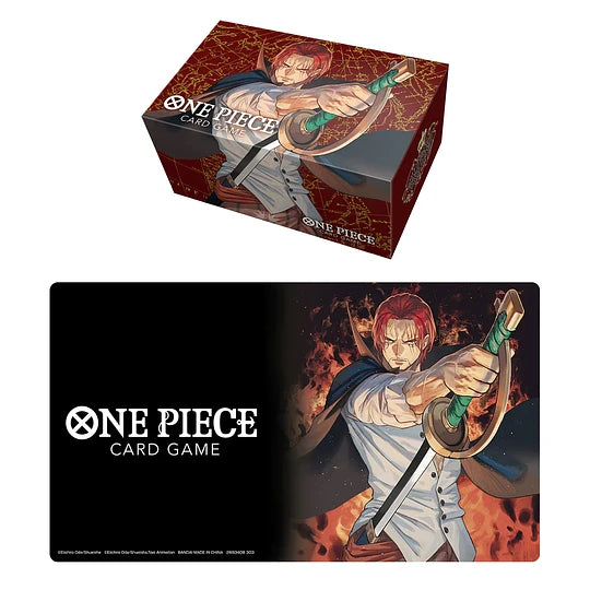 One Piece TCG: Playmat and  Storage Box Set - Shanks