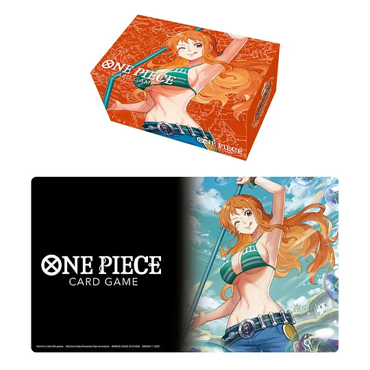One Piece TCG: Playmat and  Storage Box Set - Nami