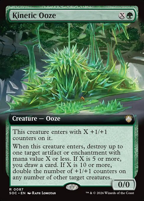 Kinetic Ooze Extended  (ingles) 87| Singles MTG en PiedraBruja