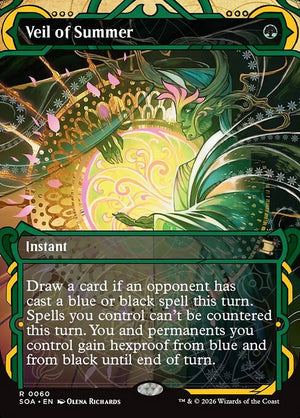Veil of Summer Borderless  (ingles) 60 | Singles MTG en PiedraBruja