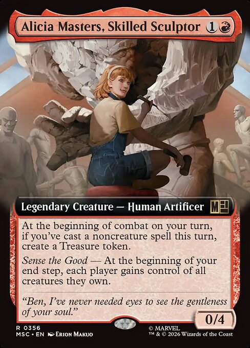Alicia Masters, Skilled Sculptor Regular (ingles) 356 | Singles MTG en PiedraBruja