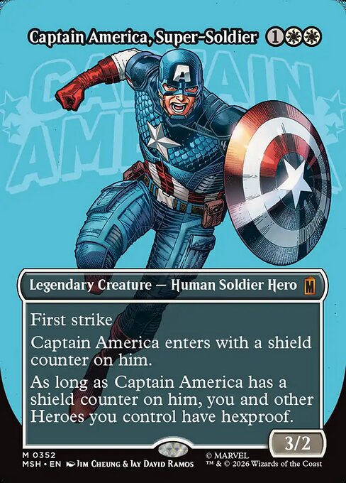 Captain America, Super-Soldier Regular (ingles) 352 | Singles MTG en PiedraBruja