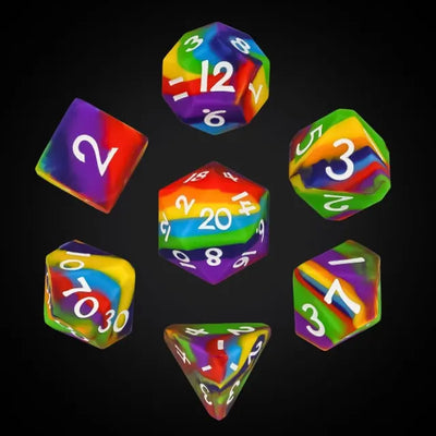 Especial - Silicona Iris | Dados para juegos de rol y mesa en PiedraBruja Chile